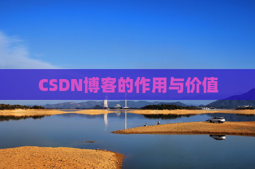 CSDN博客的作用与价值